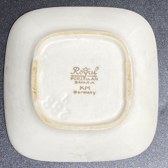 Vintage Royal Porzellan Bavaria KPM Germany Hamburg White Dish - Picture 5 of 10